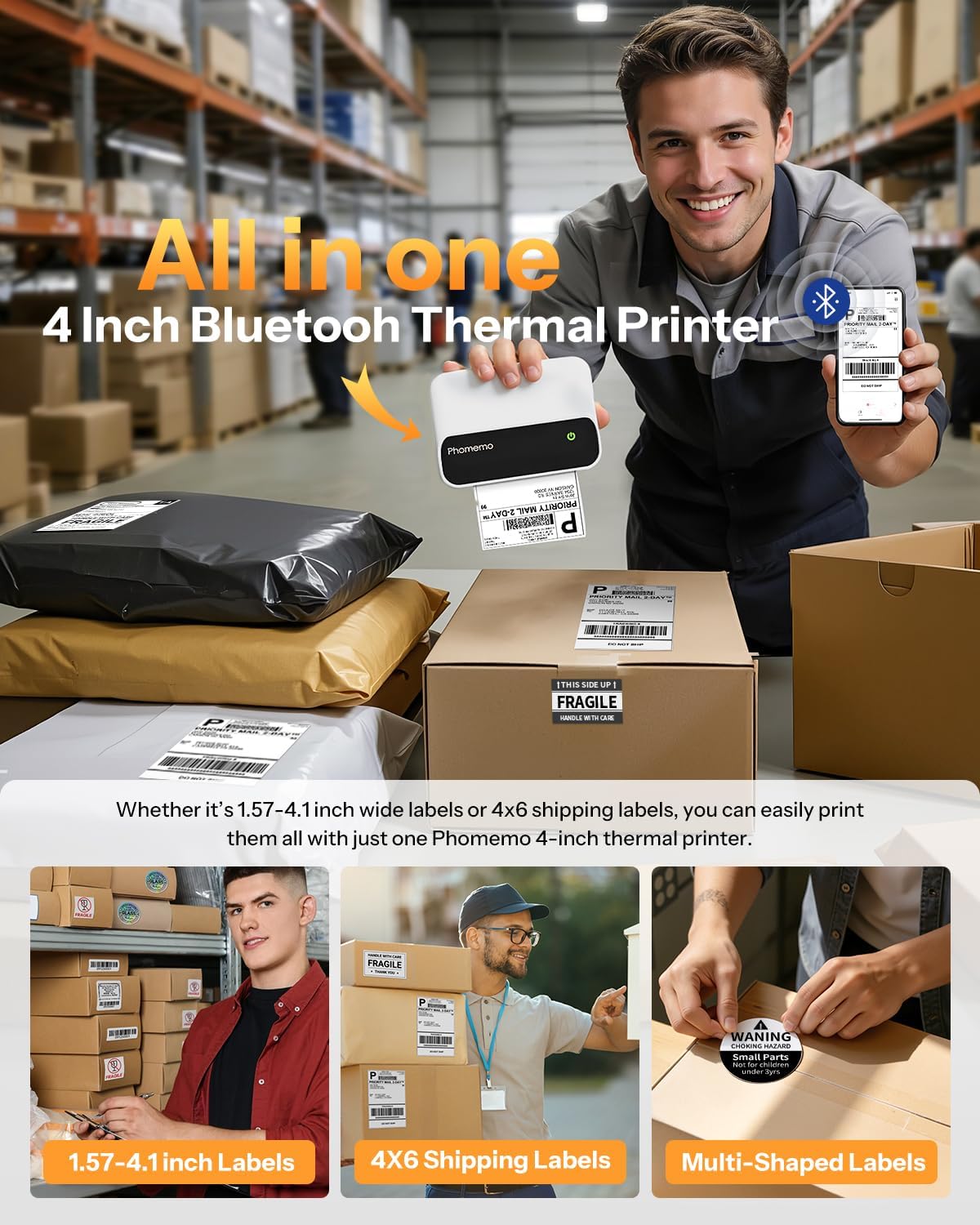 Phomemo M420 4-inch label prin - Commercial Printing Inc ulasan dan harga