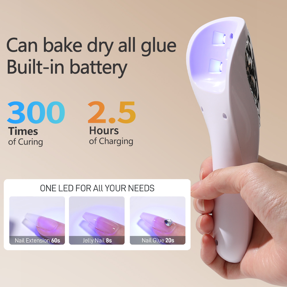 Handheld UV LED Lamp for Nails - Exposure Unit Uv ulasan dan harga