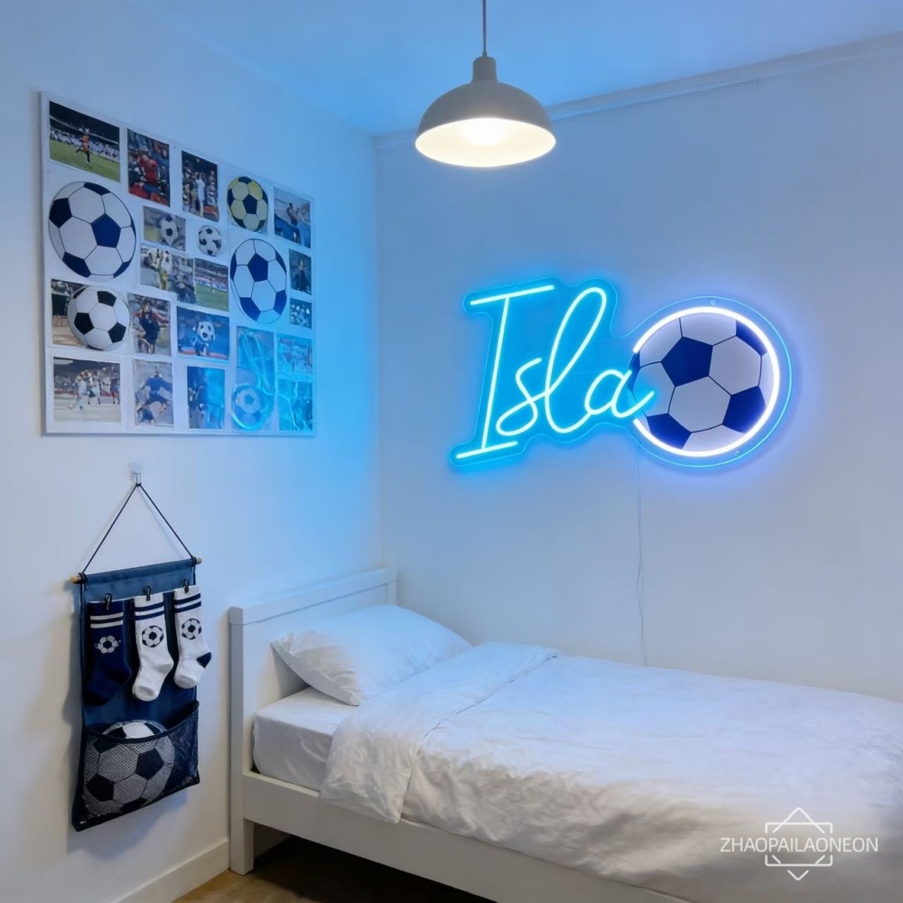 Custom Neon Sign Name Led Ligh - Commercial Wall Printing ulasan dan harga