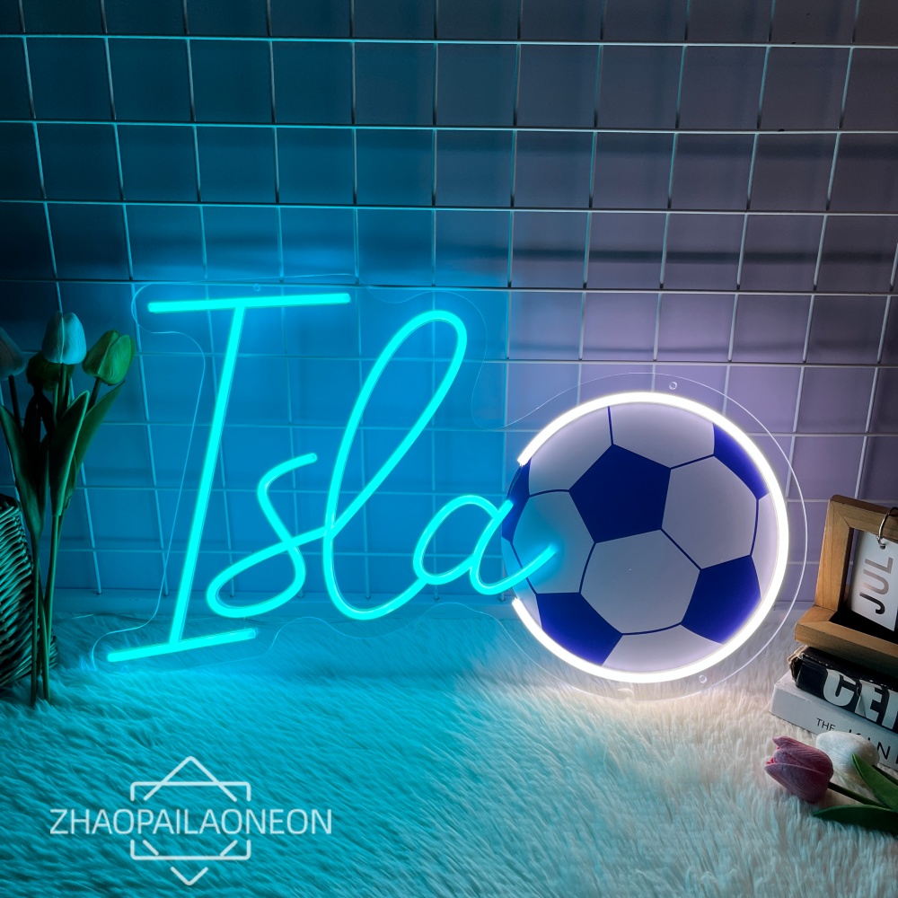 Custom Neon Sign Name Led Ligh - Commercial Wall Printing ulasan dan harga