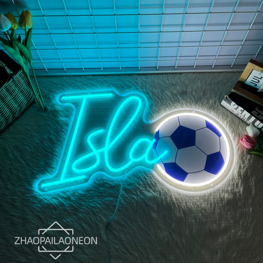 Custom Neon Sign Name Led Ligh - Commercial Wall Printing ulasan dan harga