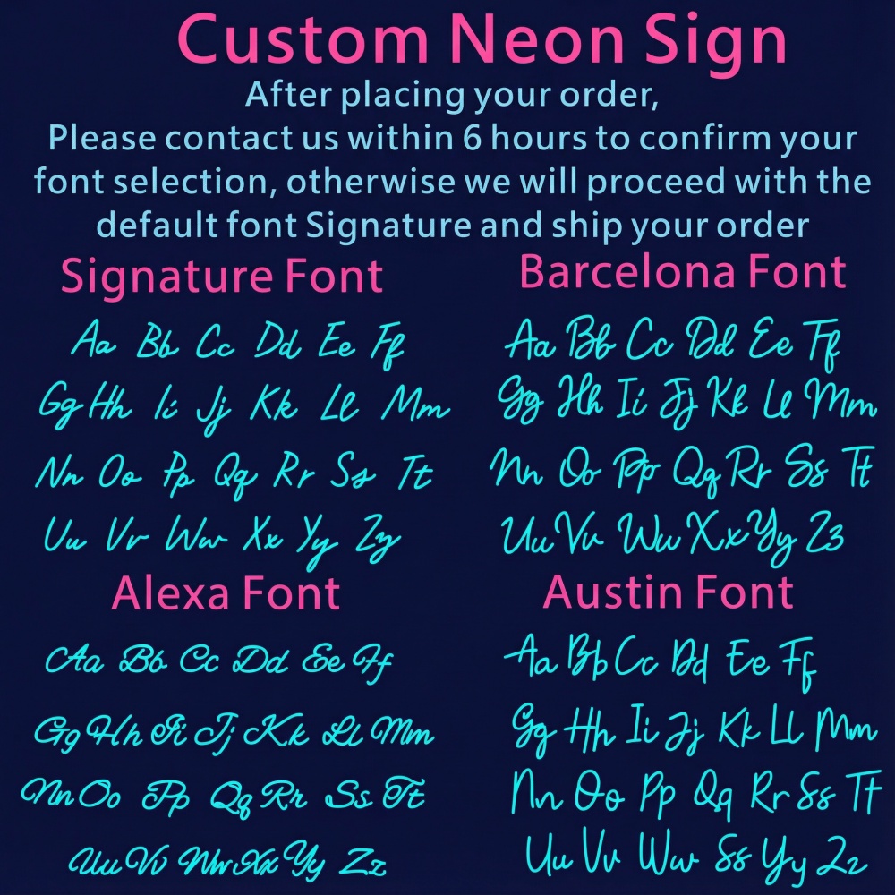 Custom Neon Sign Name Led Ligh - Commercial Wall Printing ulasan dan harga