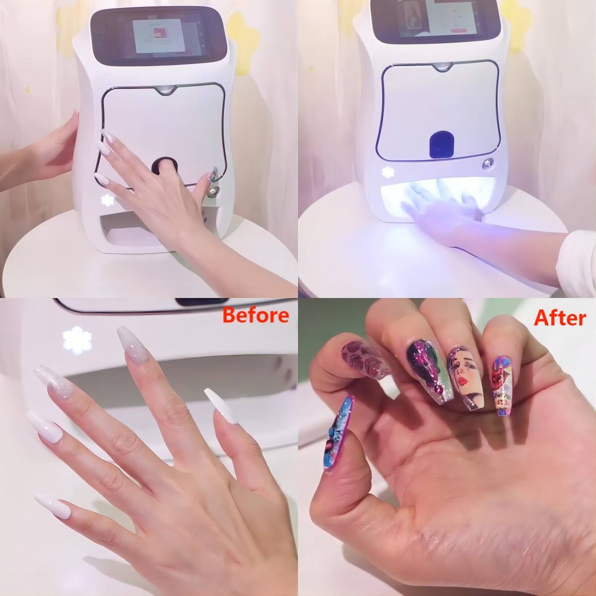 Automatic Smart DIY Digital Na - Commercial Nail Printing Machine ulasan dan harga