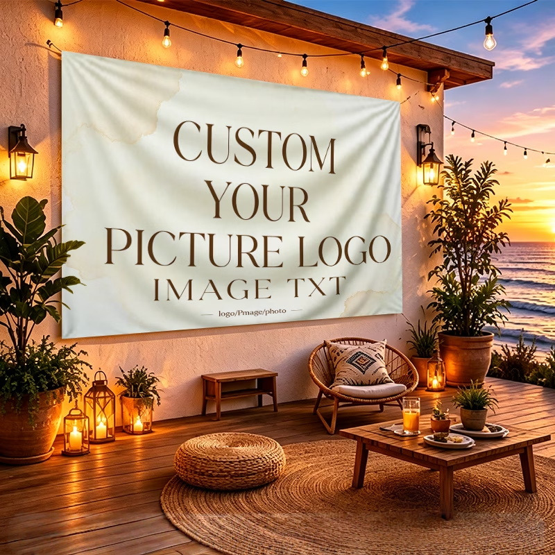 Custom Banner Flags Suitable F - Commercial Printing Images ulasan dan harga