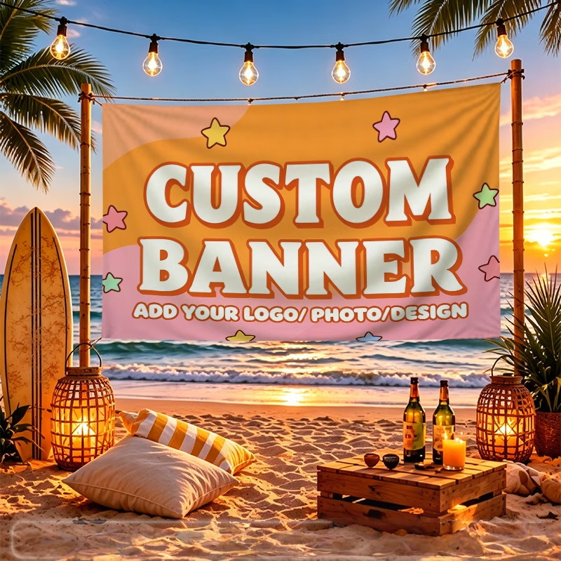 Custom Banner Flags Suitable F - Commercial Printing Images ulasan dan harga