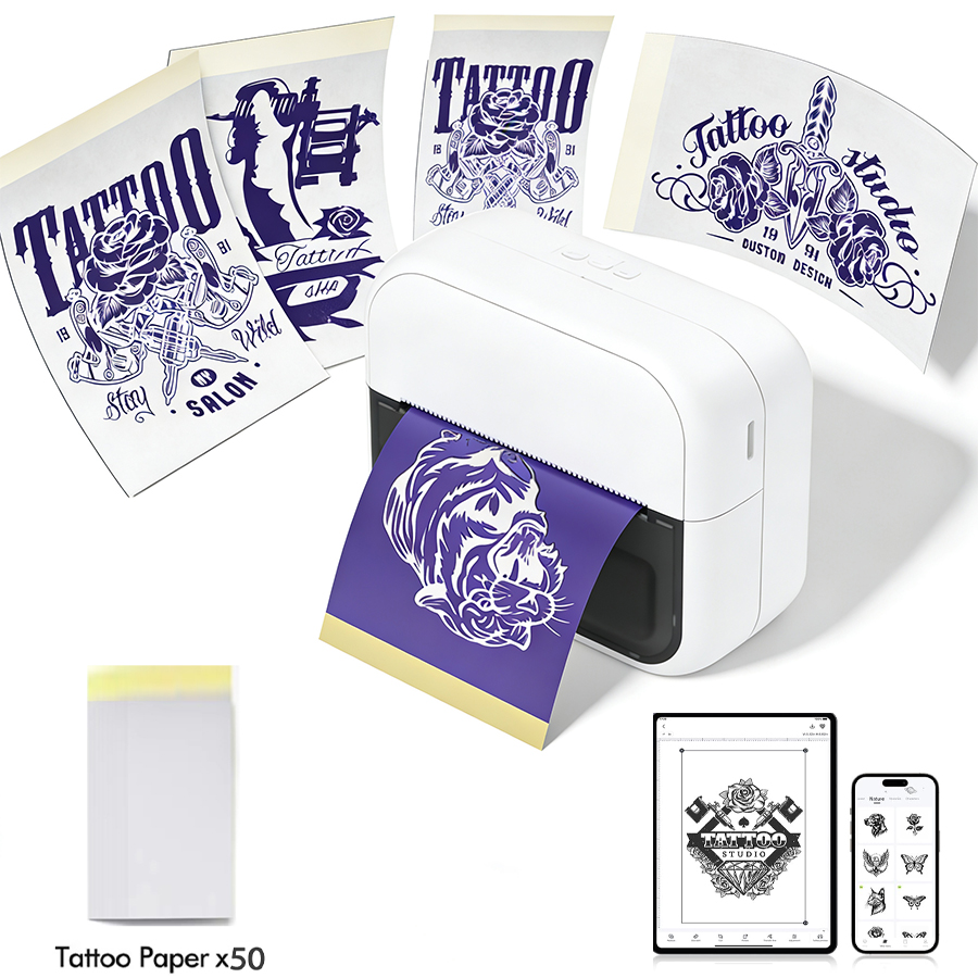 C50 Mini Wireless Tattoo Print - Commercial Book Printing Machines ulasan dan harga