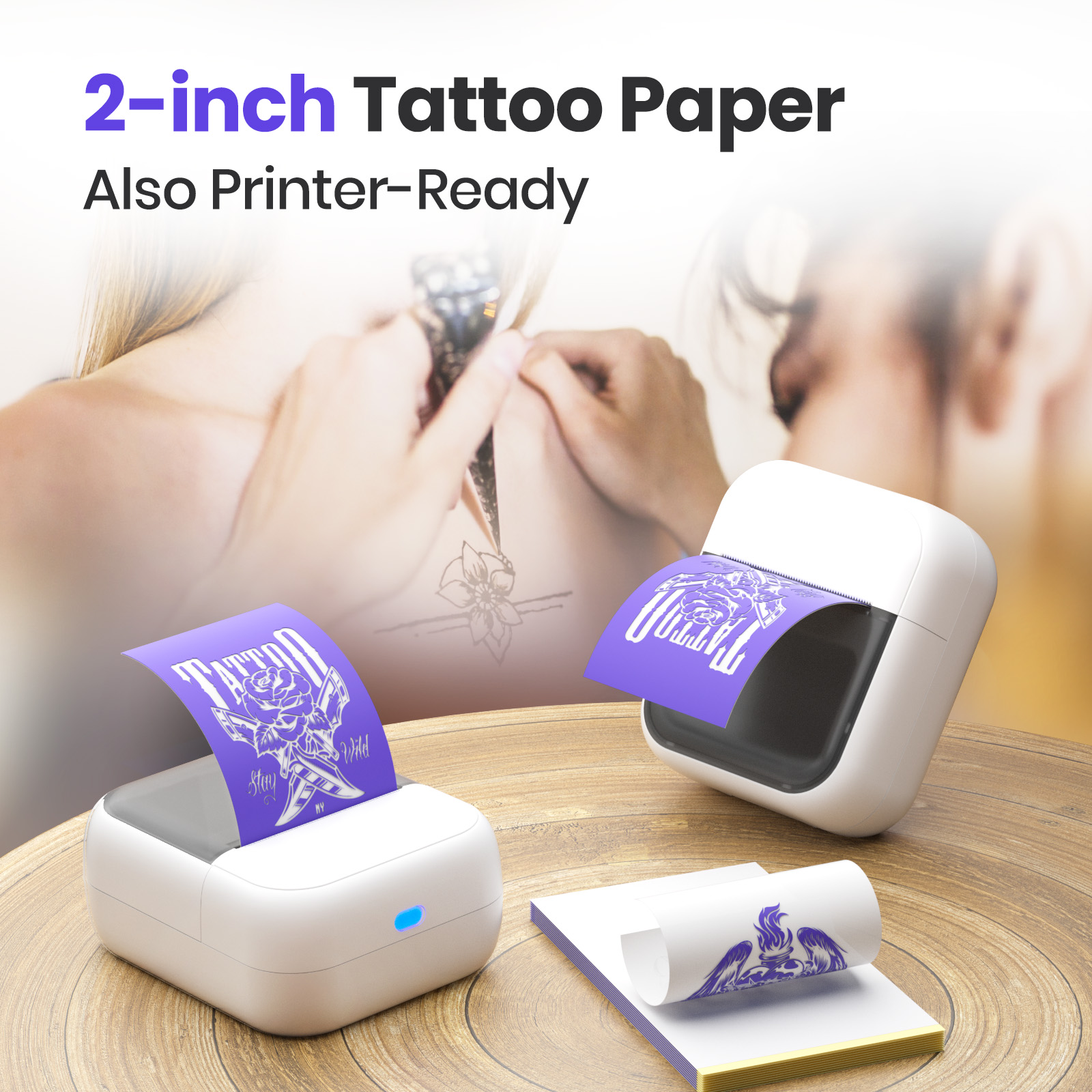 C50 Mini Wireless Tattoo Print - Commercial Book Printing Machines ulasan dan harga