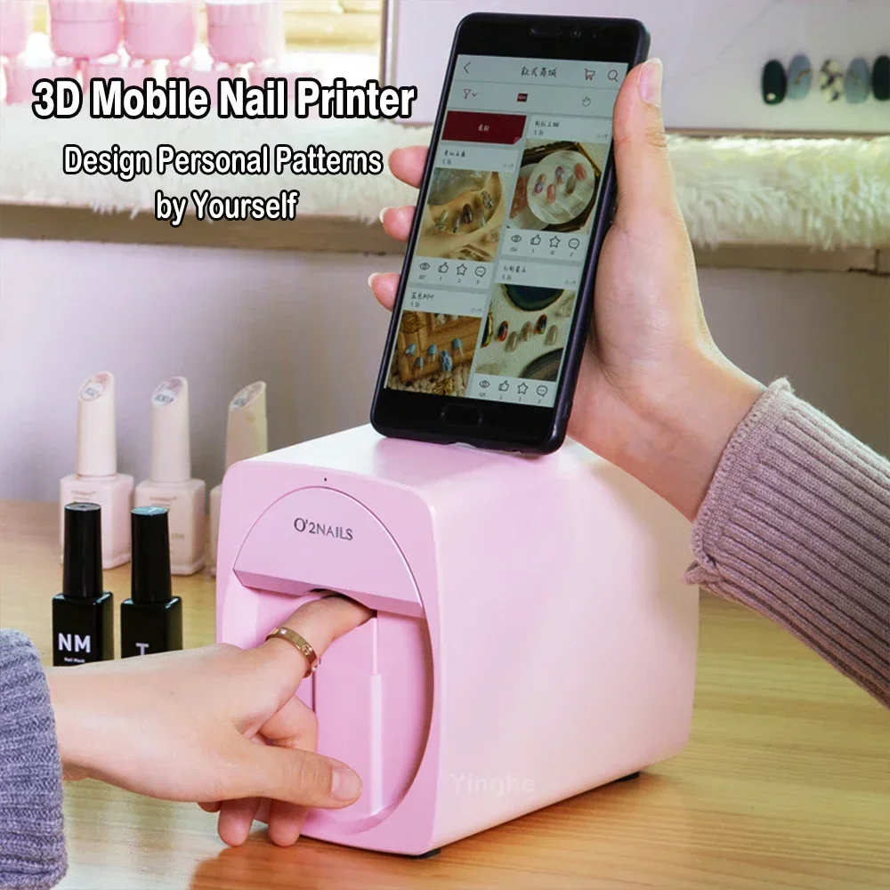 Smart Nail Printer 3D Portable - Commercial Nail Printing Machine ulasan dan harga
