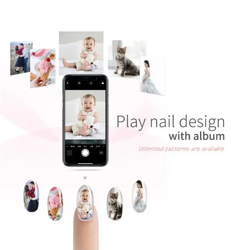 Smart Nail Printer 3D Portable - Commercial Nail Printing Machine ulasan dan harga