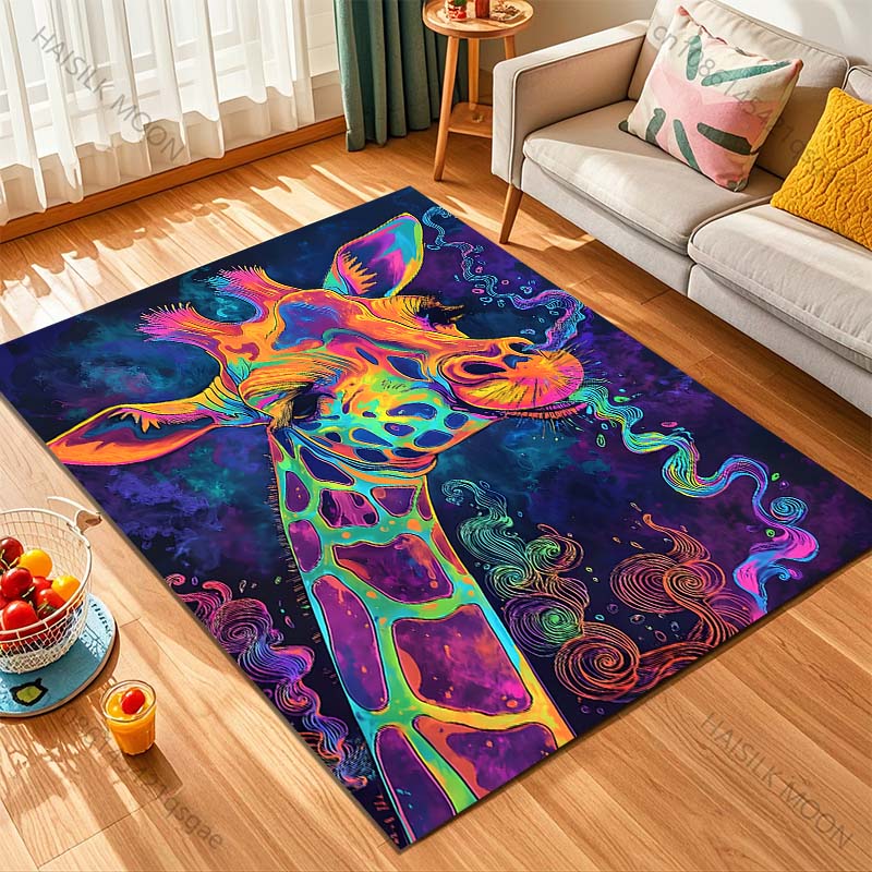 1PC Colorful artistic giraffe  - Commercial Printing Images ulasan dan harga