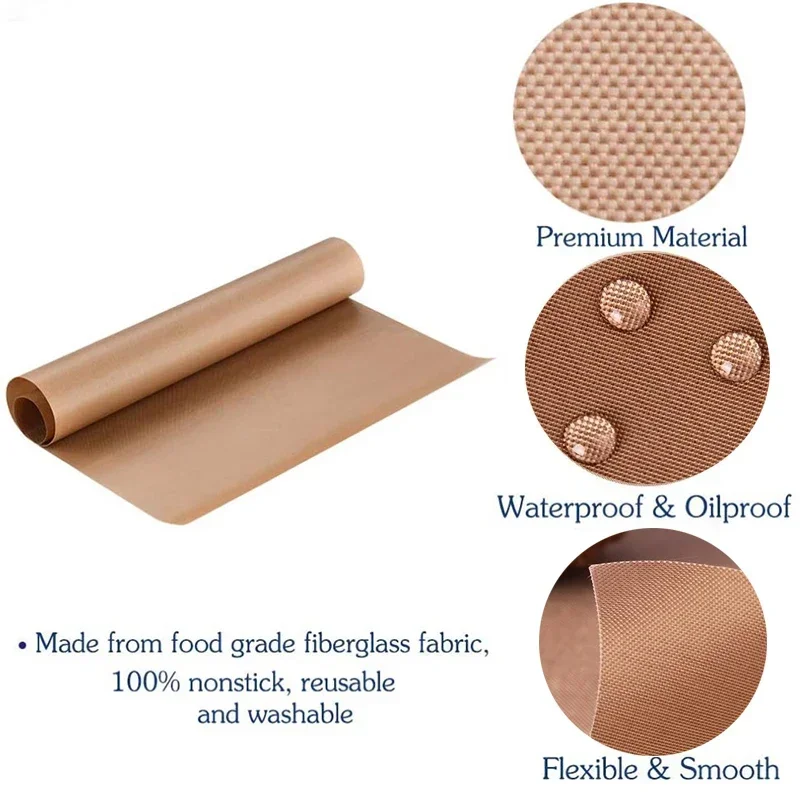 6/7/8/9/10/50pcs Kithchen Bake - Heat Press Teflon Sheet ulasan dan harga