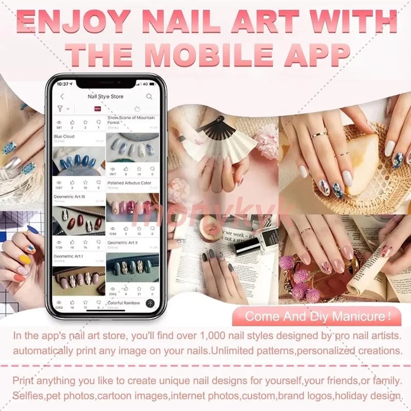 O2nails Nail Printer Machine K - Commercial Nail Printing Machine ulasan dan harga