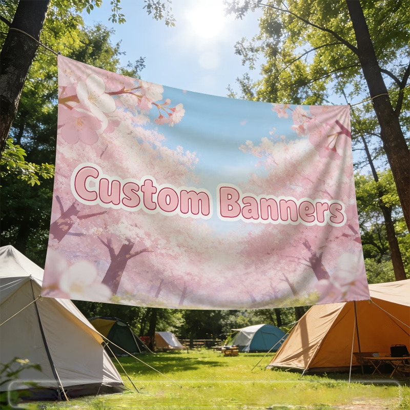 Custom Banner Flags Suitable F - Commercial Printing Images ulasan dan harga