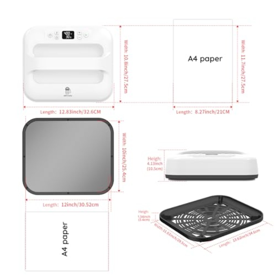 Heat Press Machine 12 x 10, Po - Heat Press Teflon Sheet ulasan dan harga