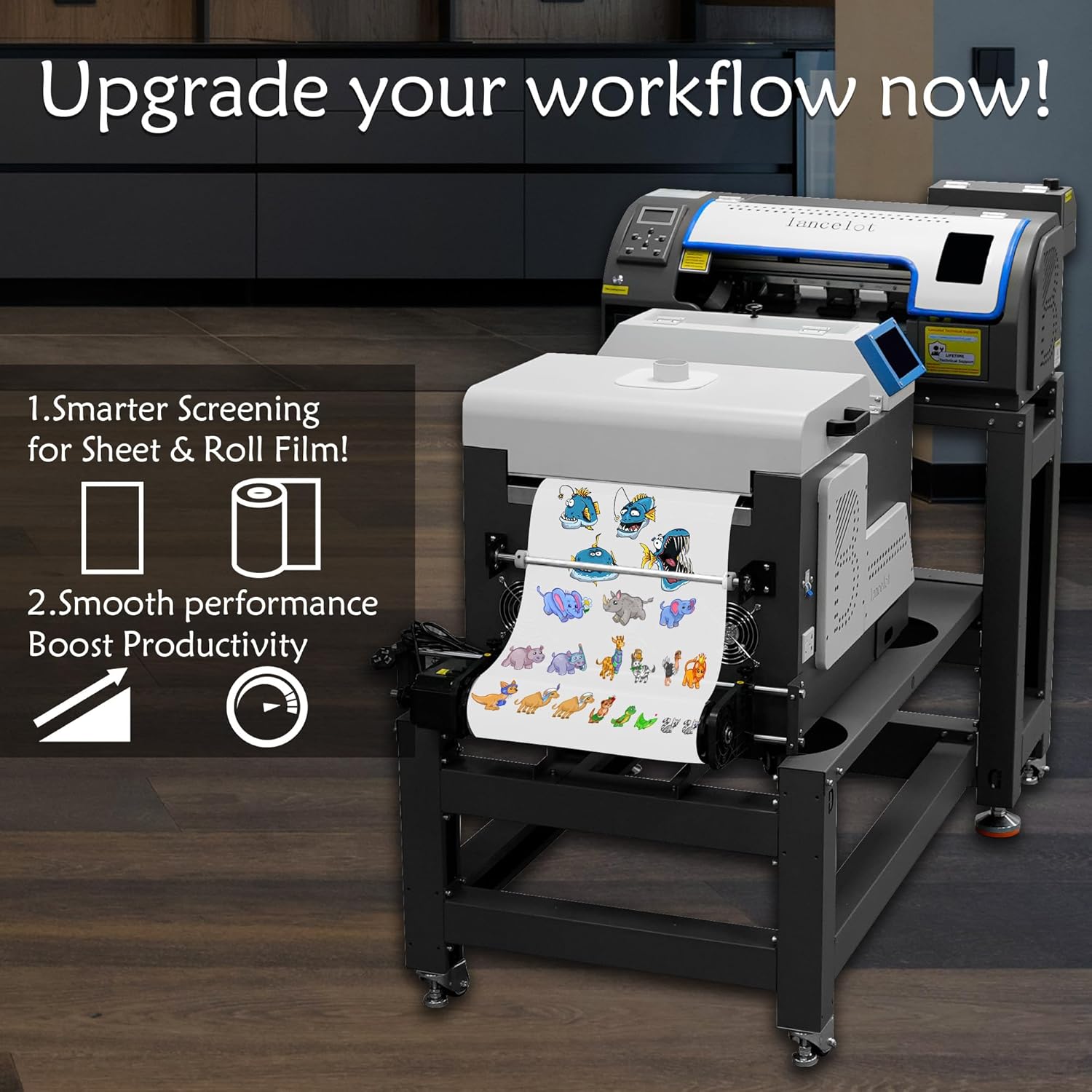 Lancelot A3 M1630 Pro DTF Prin - Commercial Shirt Printing ulasan dan harga