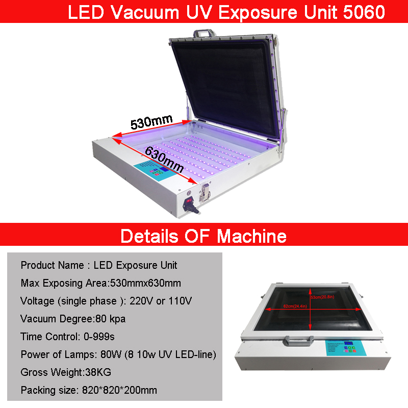50×60cm Vacuum UV LED Screen P - Commercial Uv Printing Machine ulasan dan harga