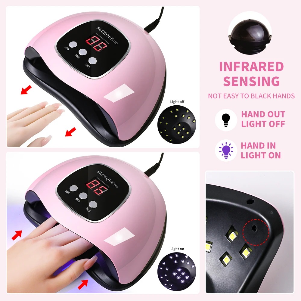 Professional Nail Lamp LED Man - Exposure Unit Uv ulasan dan harga