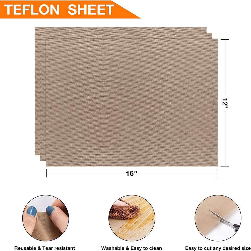 PTFE Sheet for Ironing Heat Pr - Heat Press Teflon Sheet ulasan dan harga