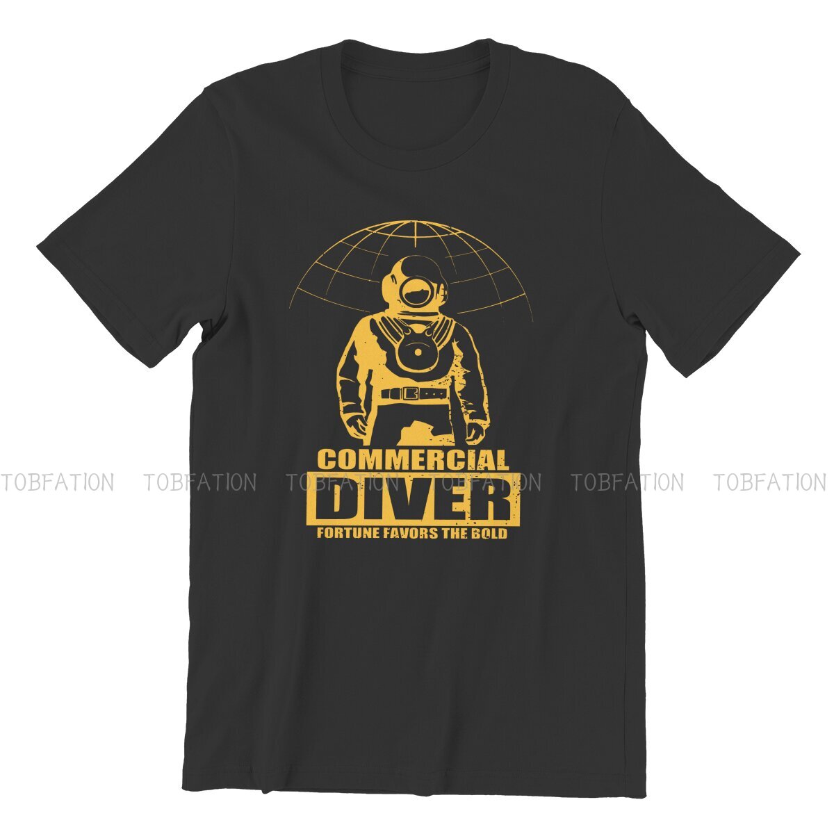 Commercial Diver Yellow Casual - Commercial Shirt Printing ulasan dan harga