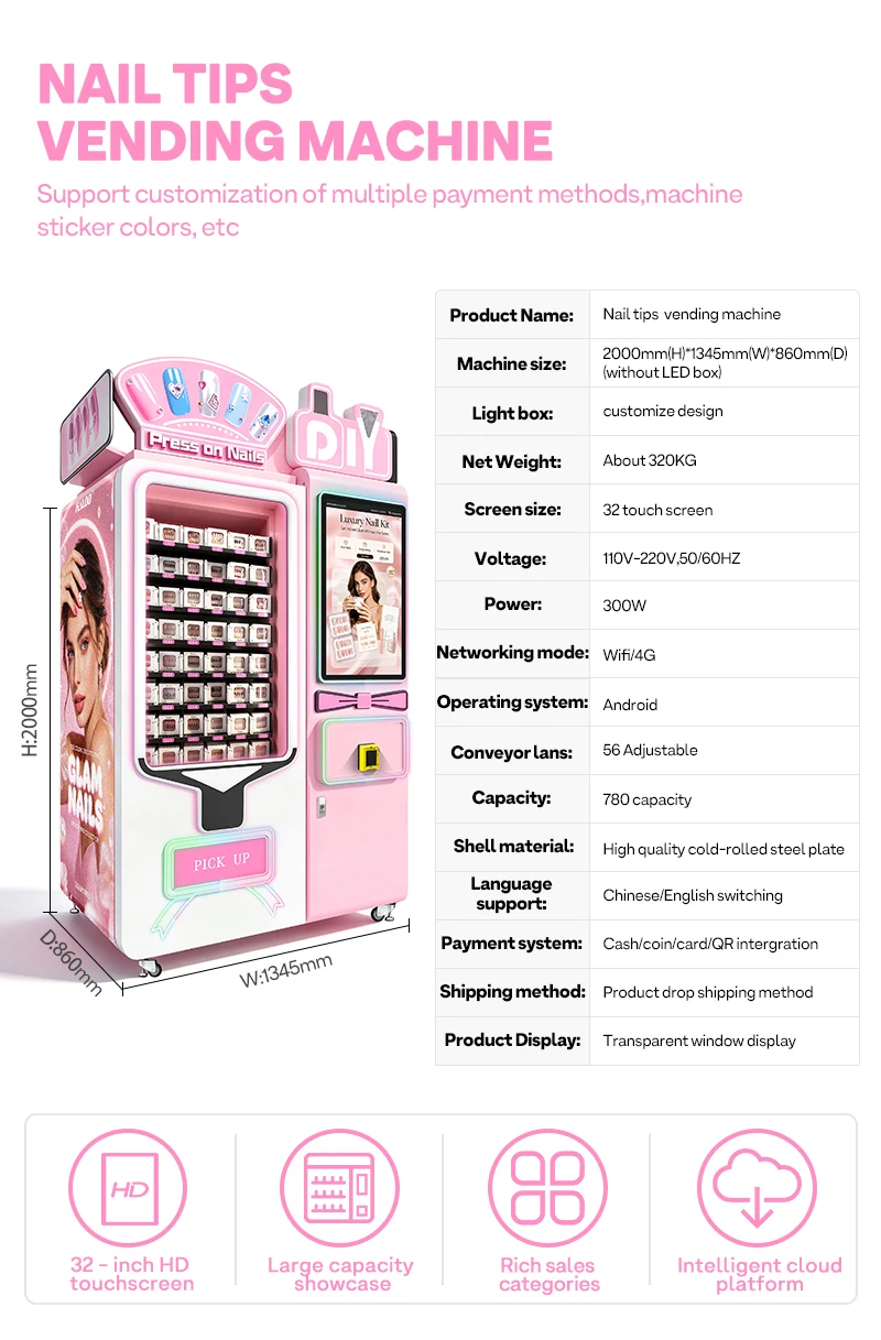 FL Commercial Nail Vending Mac - Commercial Nail Printing Machine ulasan dan harga