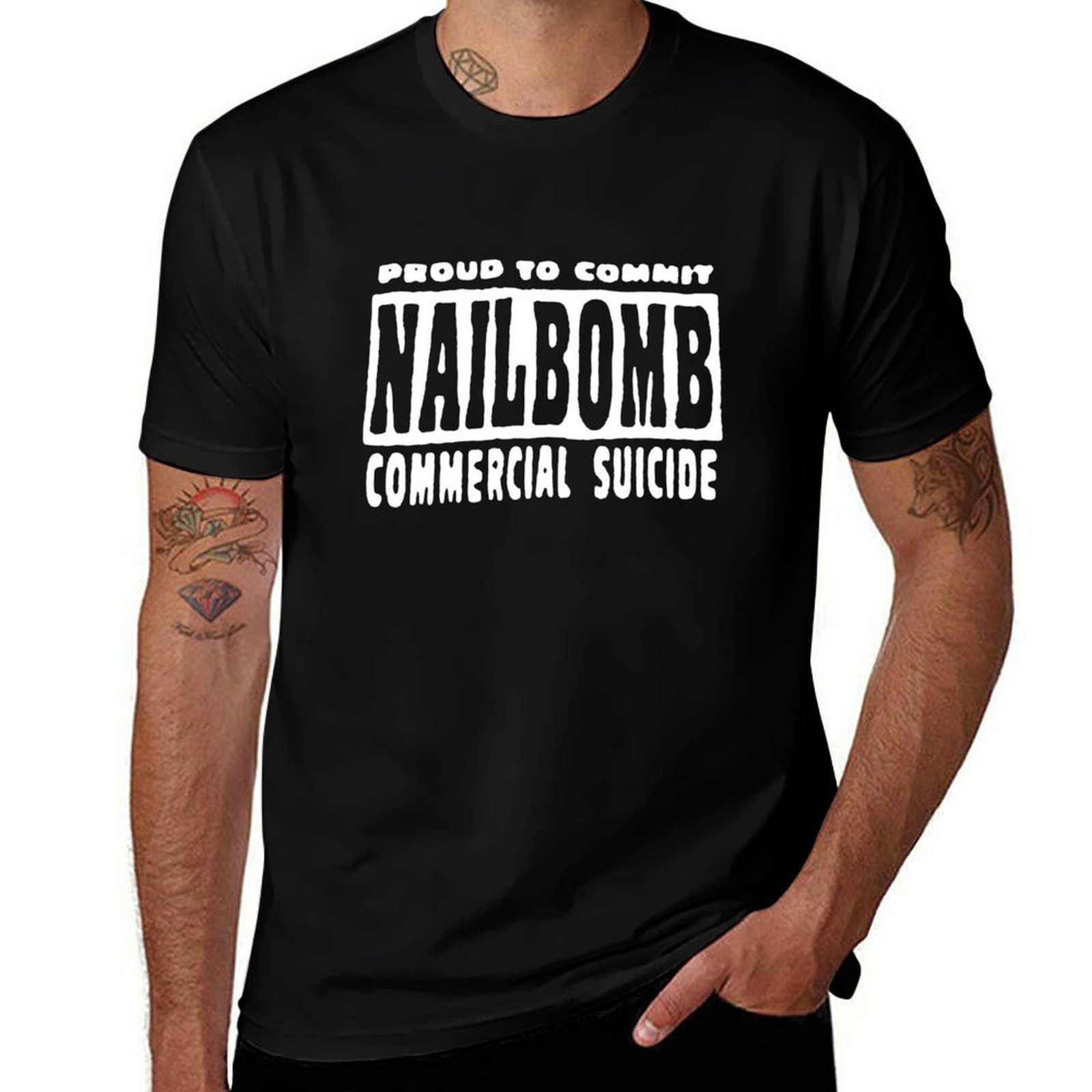 Proud To Commit Náílbómb Comme - Commercial Shirt Printing ulasan dan harga
