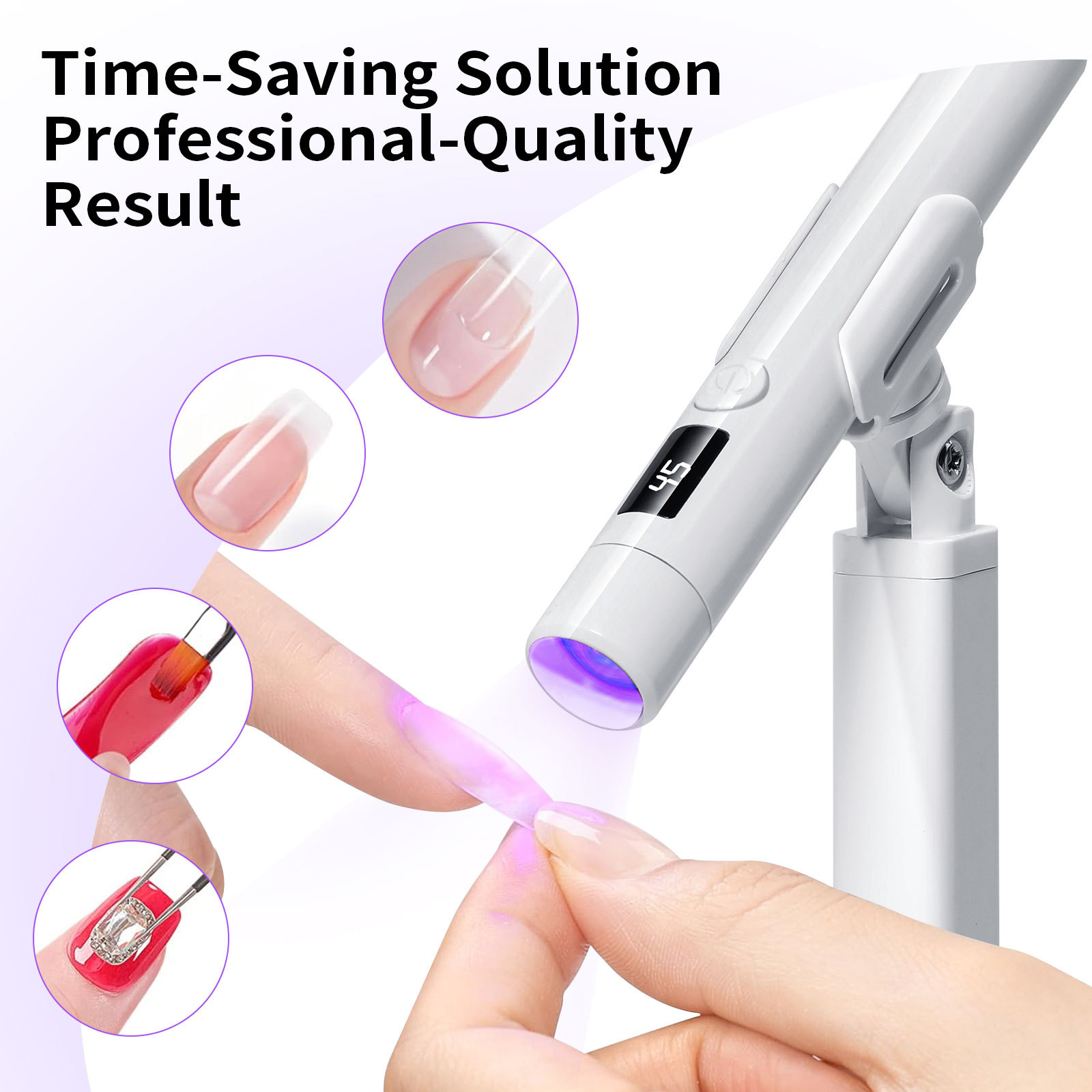 Mini Nail Art UV LED Light Rec - Exposure Unit Uv ulasan dan harga