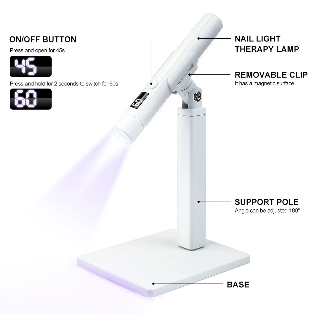 Mini Nail Art UV LED Light Rec - Exposure Unit Uv ulasan dan harga