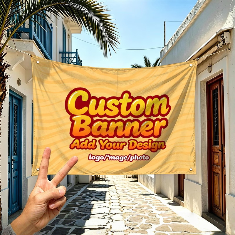 Custom Banner Flags Suitable F - Commercial Printing Images ulasan dan harga