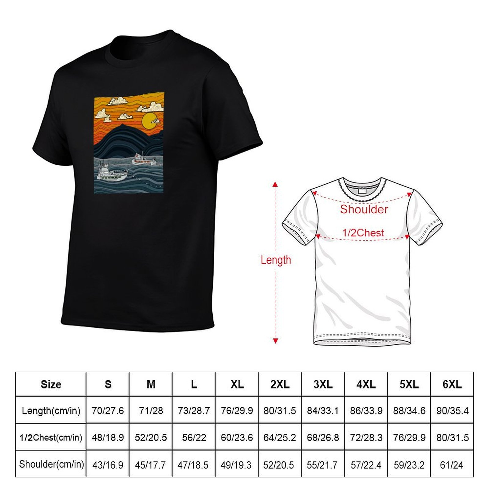 Commercial Fishing T-Shirt Wor - Commercial Shirt Printing ulasan dan harga